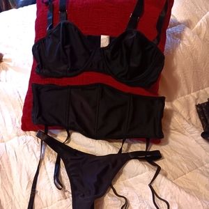 3 piece lingerie set